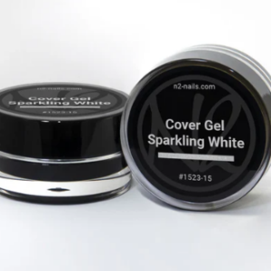 Cover gel sparkling white 15ml - immagine 2